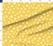 Yellow Polka Dots Retro Modern Custom Printed Fabric by Spoonflower Various Fabrics by the Yard or Fat Quarter